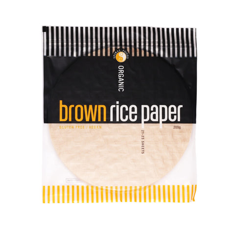 Spiral Foods Organic Brown Rice Paper