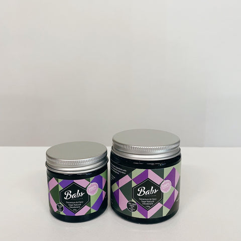 Babs Bodycare Geranium + Clary Sage Bi-Carb Free Deodorant 60g