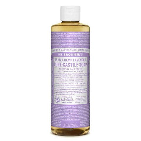 Dr Bronner's Castile Soap 473ml - Lavender