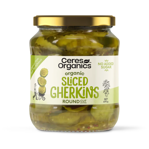 Ceres Organics Sliced Gherkins