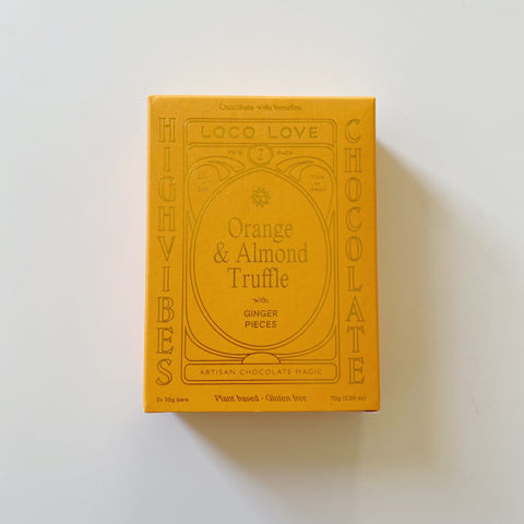Loco Love Orange & Almond Truffle Twin 70g