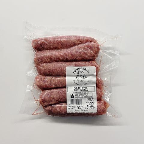 Barongarook Pork Sausages