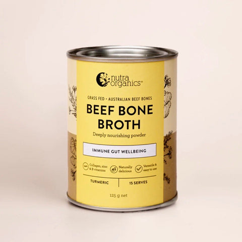 Nutra Organics Beef Broth Powder Turmeric