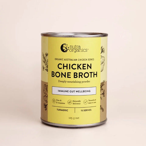 Nutra Organics Chicken Bone Broth Turmeric 125g