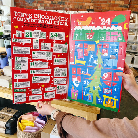 Tony's Chocolonely Countdown Calendar
