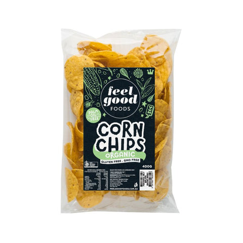 Feel Good Foods Organic Corn Chips Salted