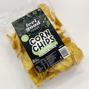 Feel Good Foods Organic Corn Chips Salted