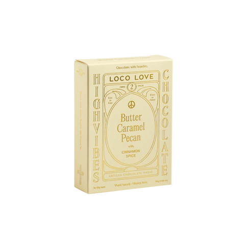 Loco Love Chocolate Butter Caramel Pecan 70g Twin Pack