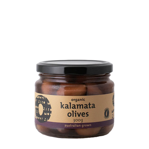Mount Zero Organic Kalamata Olives 300g