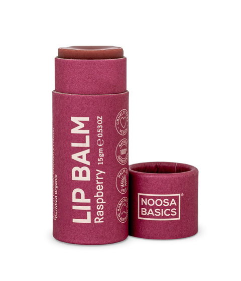 Noosa Basics Organic Lip Balm Raspberry