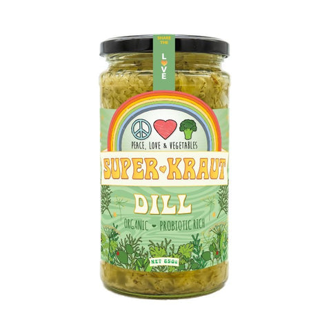 Peace, Love & Vegetables Dill Superkraut 650g