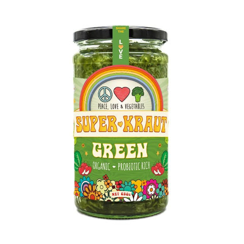 Peace, Love & Vegetables Green Superkraut 650g