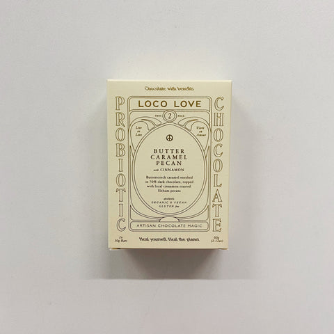 Loco Love Chocolate Butter Caramel Pecan 60g Twin Pack