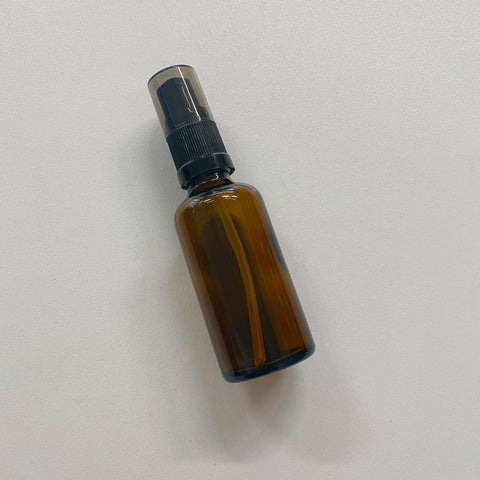 Amber Bottle 50ml With Serum Pump