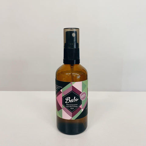 Babs Bodycare Rose & Geranium Face Mist