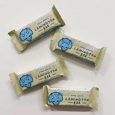 Blue Dinosaur Snack Bar - Lamington