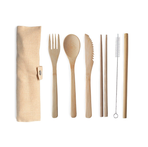 Brush It On Cutlery Set - White