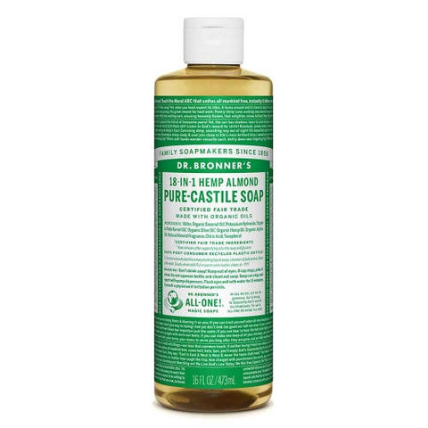 Dr Bronner's Castile Soap 473ml - Almond