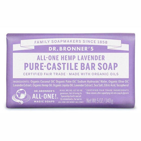 Dr Bronner's Bar Soap - Lavender