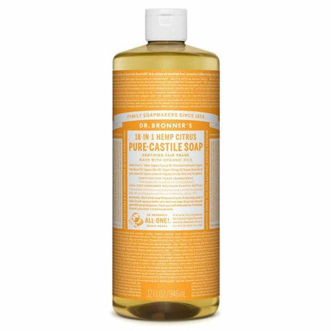 Dr Bronner's Castile Soap 946ml - Citrus