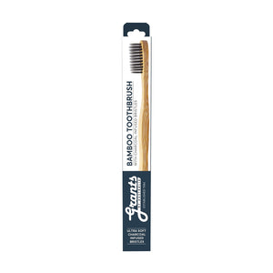 Grants Adult Bamboo Toothbrush - Charcoal Ultra Soft
