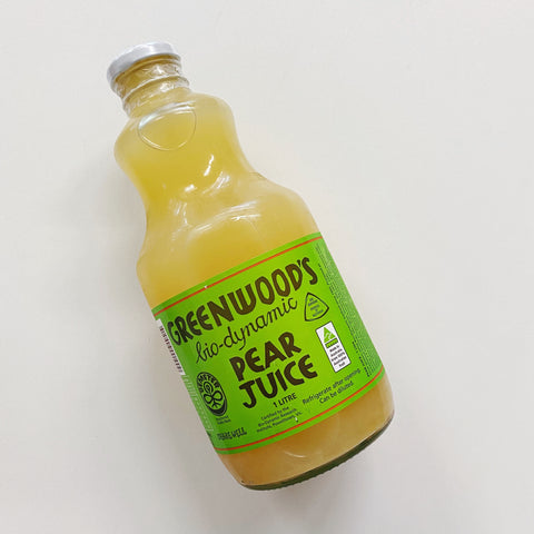 Greenwood's Bio-Dynamic Pear Juice 1L