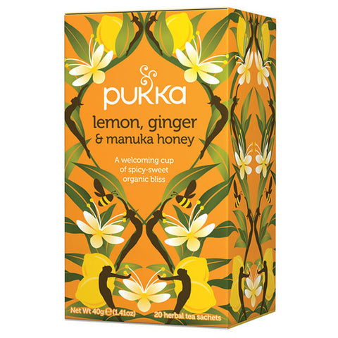 Pukka Tea Lemon, Ginger &amp; Manuka Honey