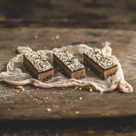 Manuko Salted Caramel Slice