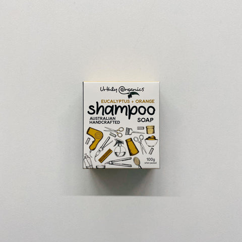 Urthly Organics Shampoo Bar Orange + Eucalyptus 