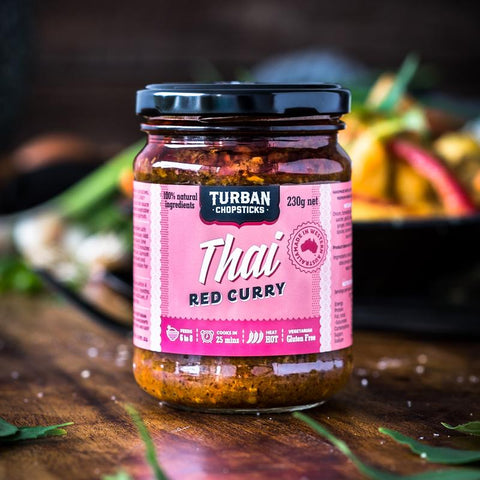 Turban Chopsticks Curry Paste - Thai Red Curry